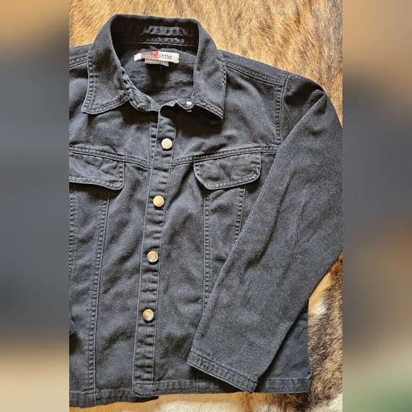 Black Live A Little denim jacket - Picture 2 of 5